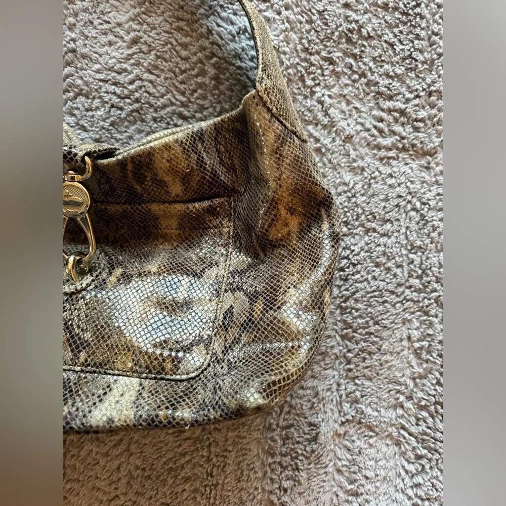 DOONEY AND BOURKE Vintage Y2K Snakeskin Hobo Bag
